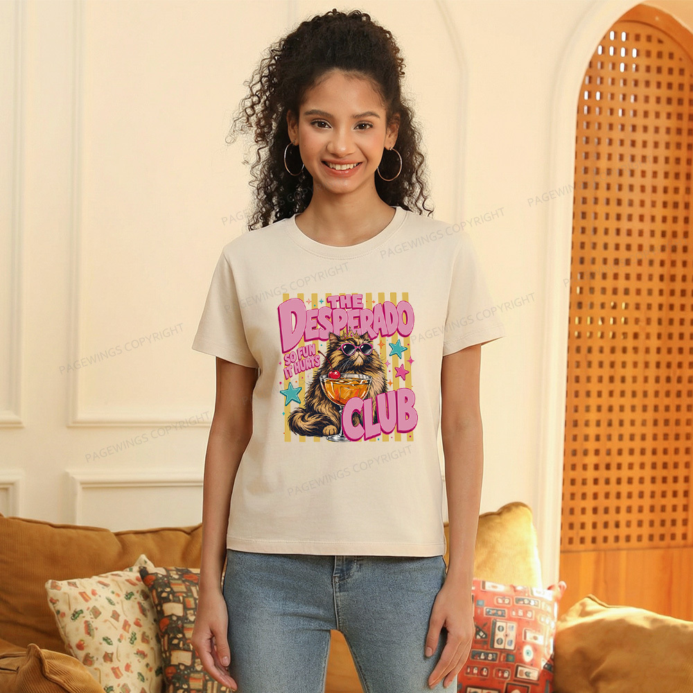 Pagewings Desperado Club Women's Washed T-shirt