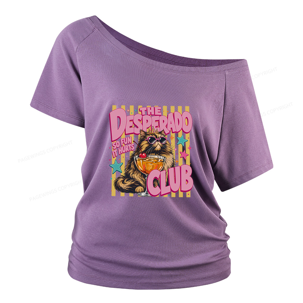 Pagewings Desperado Club Women Off Shoulder T-shirts