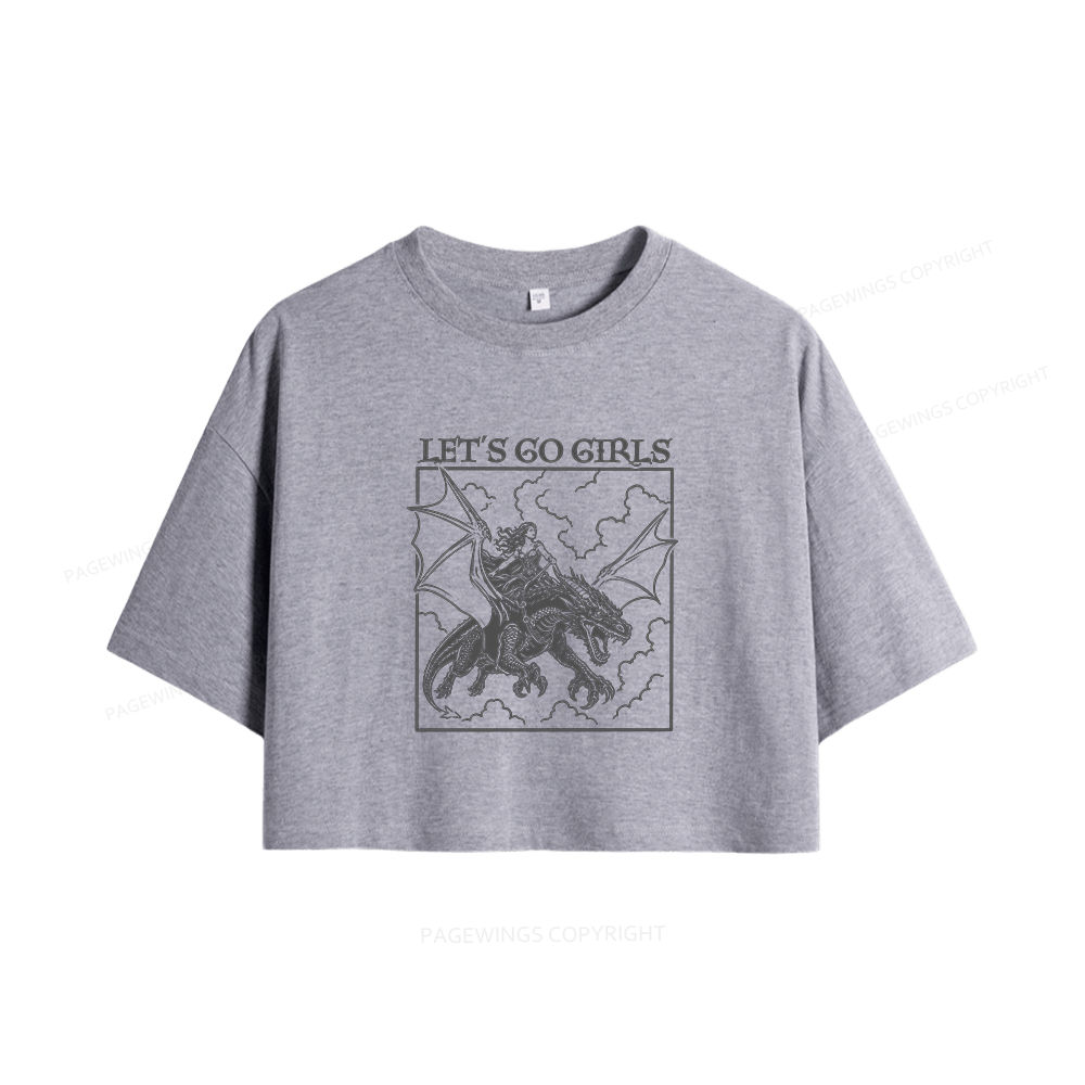 Pagewing Let's Go Girls16145 Book Women Crop Tops