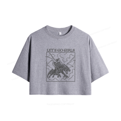 Pagewing Let's Go Girls16145 Book Women Crop Tops