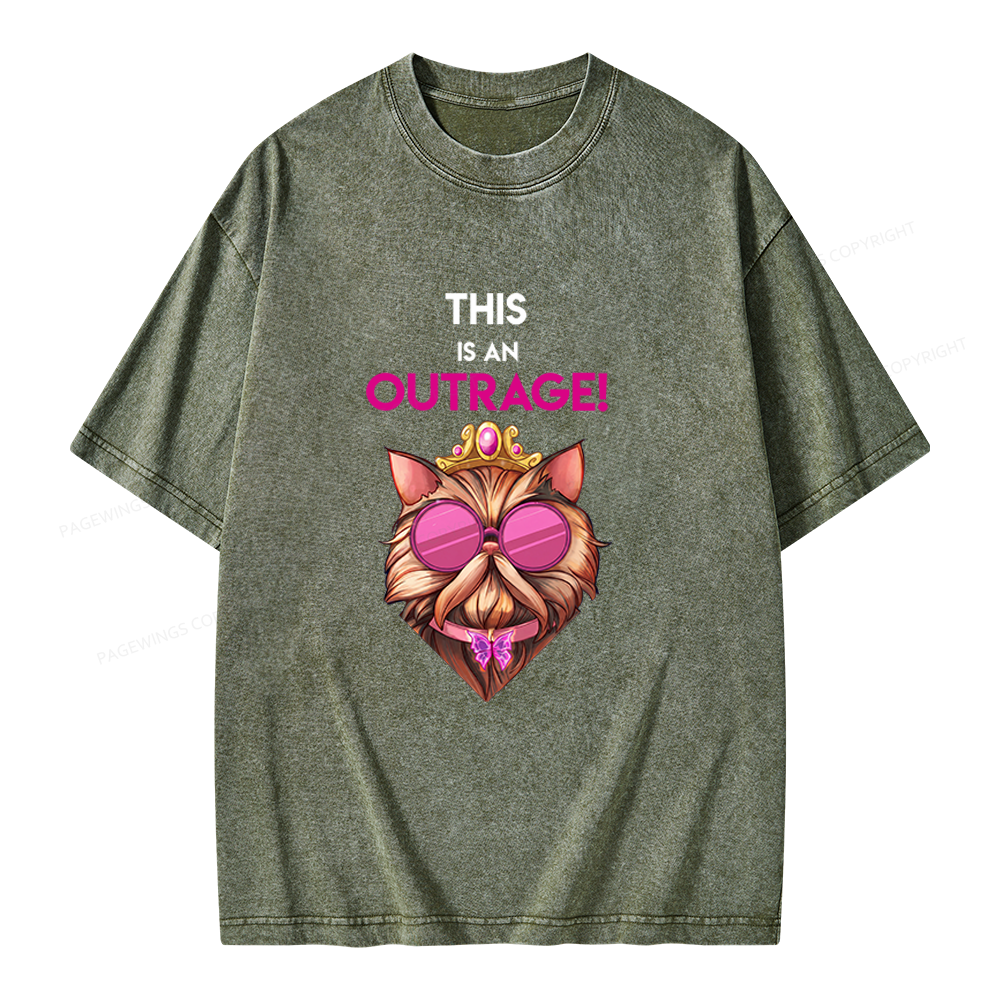 Pagewing Sci Fi Books Lover Unisex Washed T-shirt