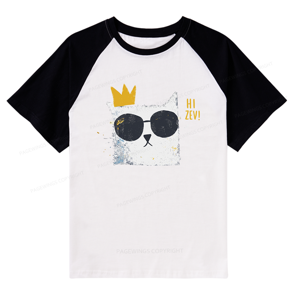 Pagewings Sci Fi Book Lover Bookish Raglan T-shirt