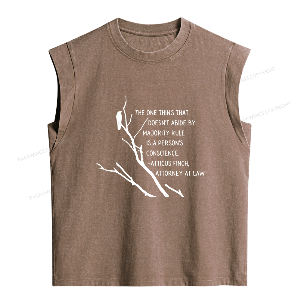 Pagewings Literature 10194 Bookish Women's Washed Tank Top
