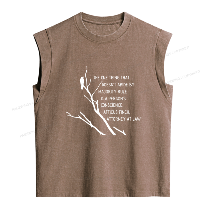 Pagewings Literature 10194 Bookish Women's Washed Tank Top