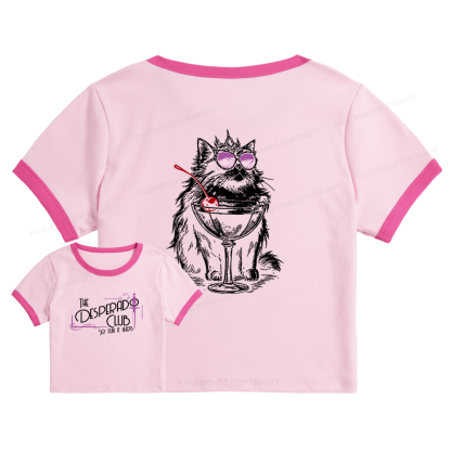 Pagewings Desperado Club 15506 Bookish Baby Tee Cropped Ringer T-Shirt