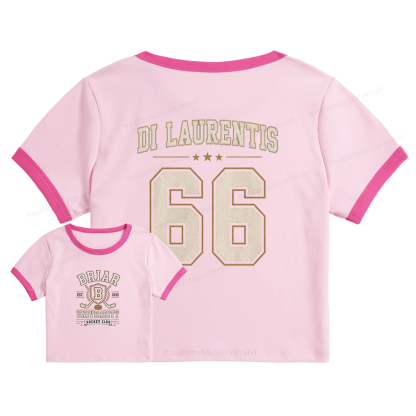 Pagewings Hockey Romance 15710 Bookish Baby Tee Cropped Ringer T-Shirt