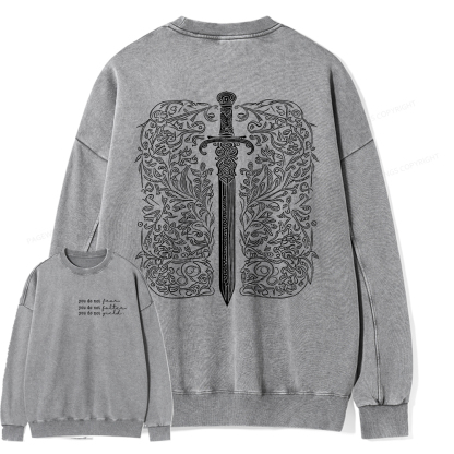 Pagewings You Do Not Yield Unisex Washed Sweatshirt