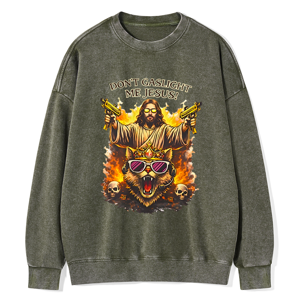 Pagewings Sci‑Fi Nerd Unisex Washed Sweatshirt