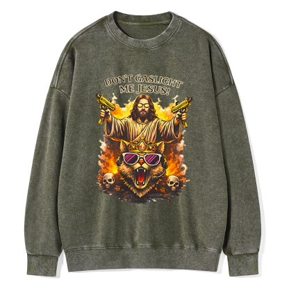 Pagewings Sci‑Fi Nerd Unisex Washed Sweatshirt