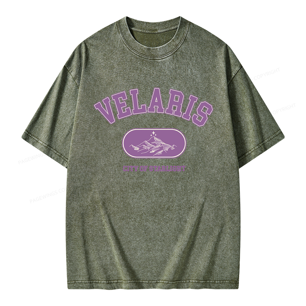 Pagewings Fantasy Book Lover Unisex Washed T-shirt