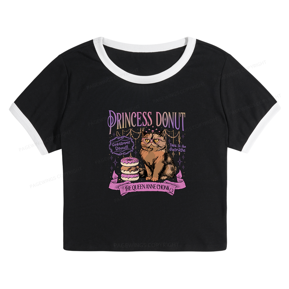 Pagewings Sci-Fi Book Lovers12017 Baby Tee Cropped Ringer T-Shirt