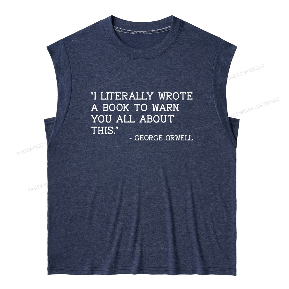 Pagewings I Literally Wrote A Book To Warn13029 Bookish Women's Heather Tank Top