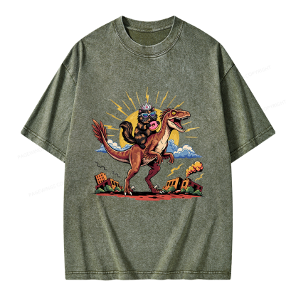 Pagewings Sci Fi Bookish Unisex Washed T-shirt