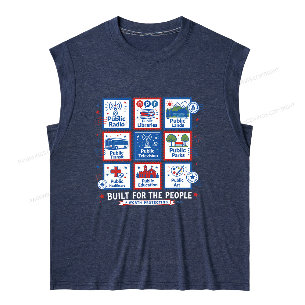Pagewings Public Libraries 15970 Bookish Women's Heather Tank Top