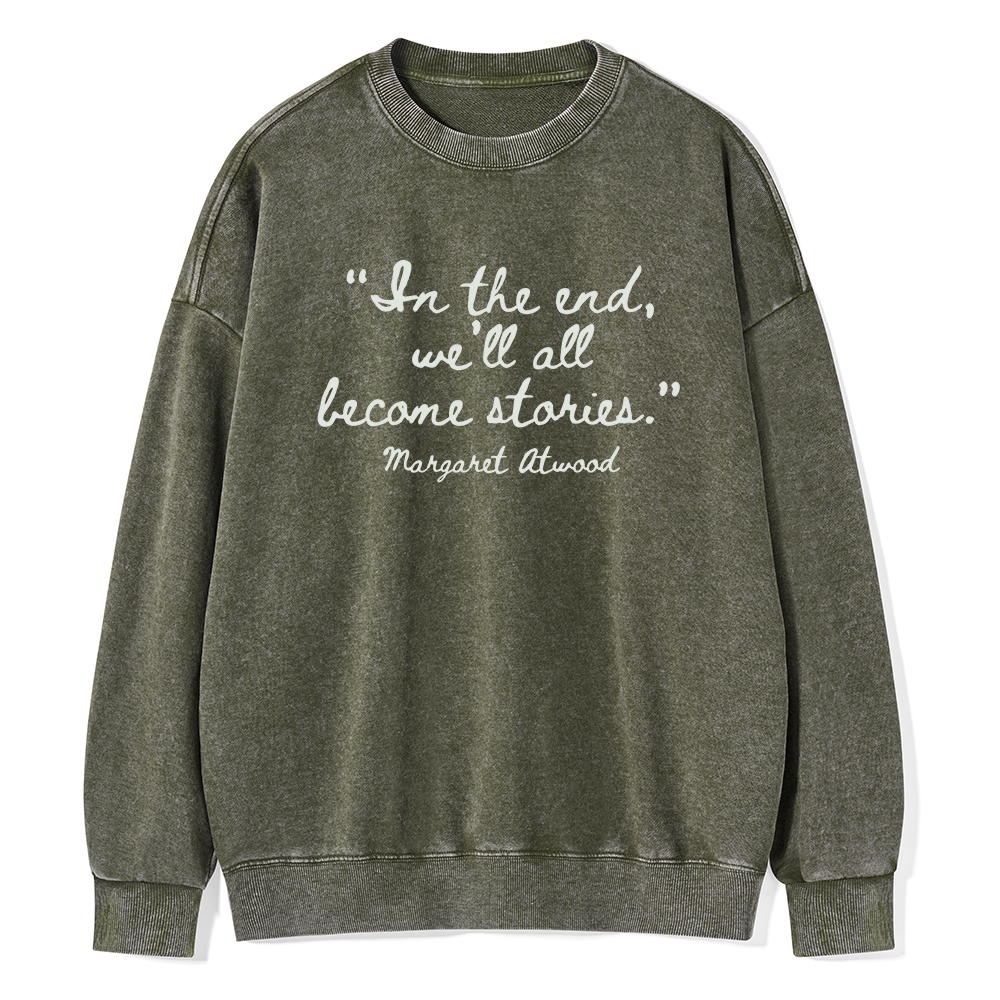 Pagewings Inspirational Quote16270 Read Unisex Washed Sweatshirt