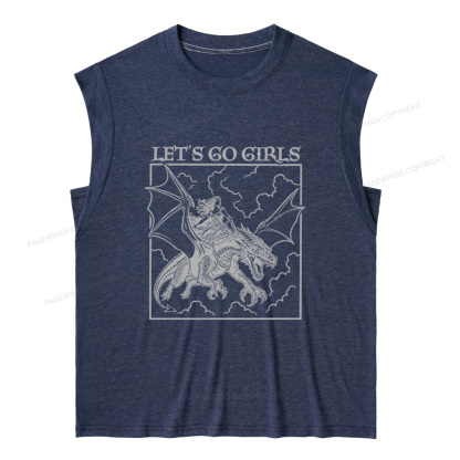 Pagewing Let's Go Girls16145 Bookish Women's Heather Tank Top