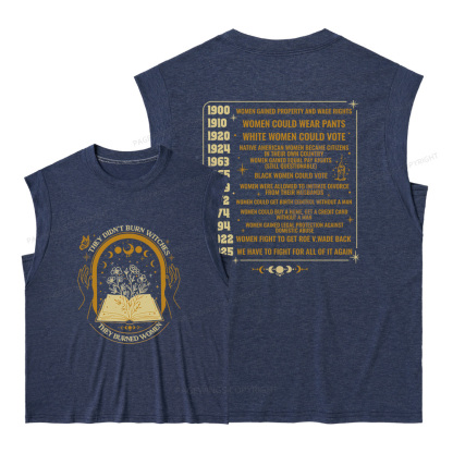 Pagewing They Didn't Burn16196 Bookish Women's Heather Tank Top