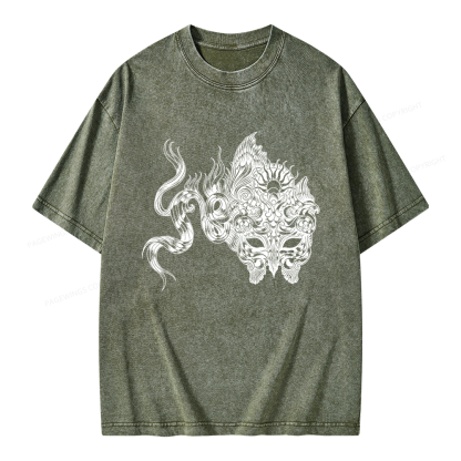 Pagewings Fantasy Bookish Unisex Washed T-shirt