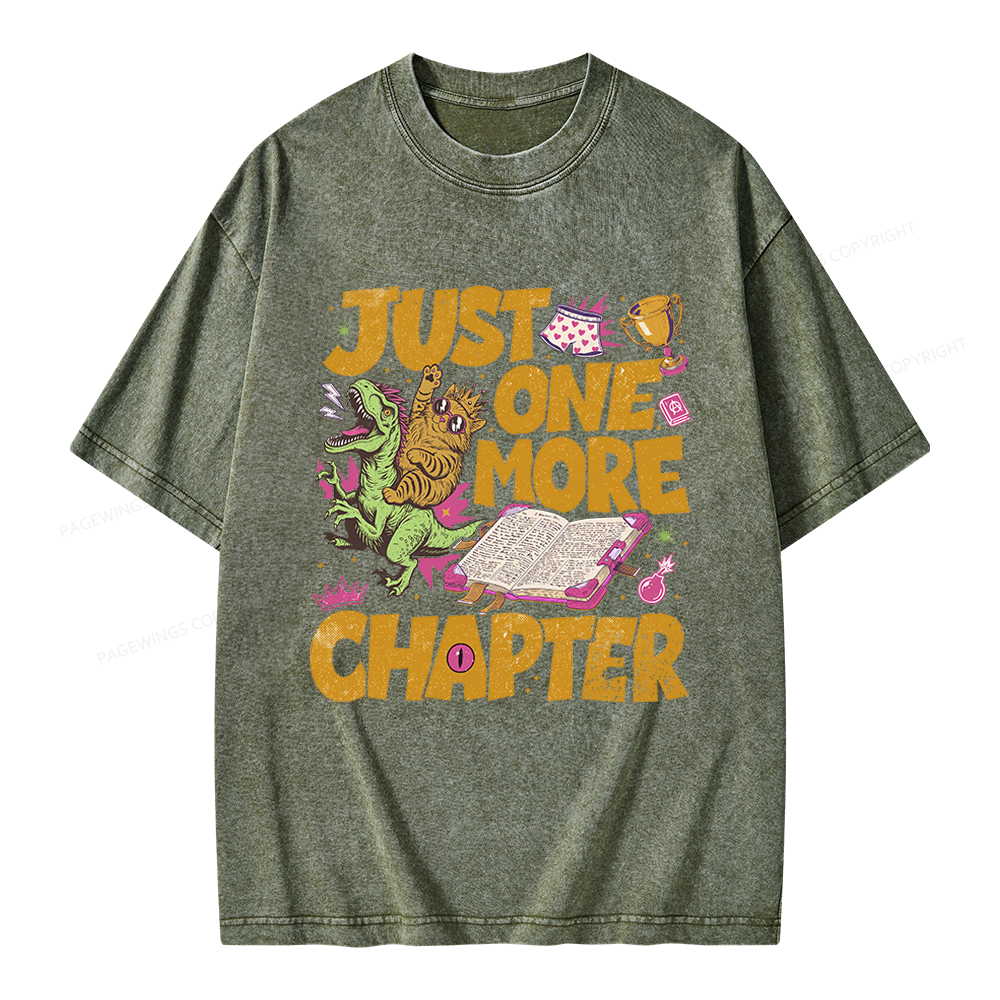 Pagewings Sci Fi Bookish Unisex Washed T-shirt
