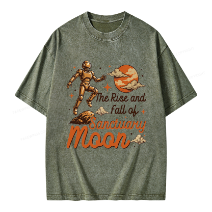 Pagewings Sci Fi Bookish Unisex Washed T-shirt