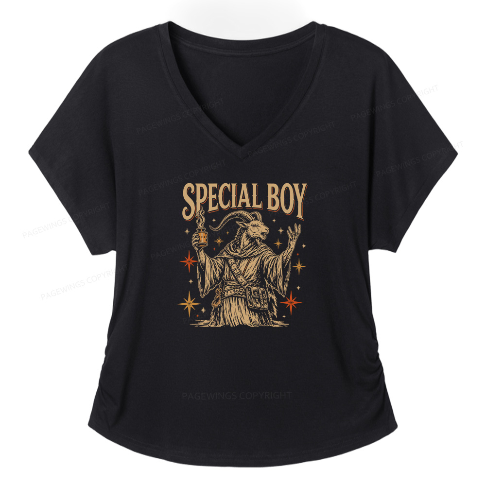 Pagewings Sci Fi Bookish16416 Soft Women's Modal V-neck T-shirt