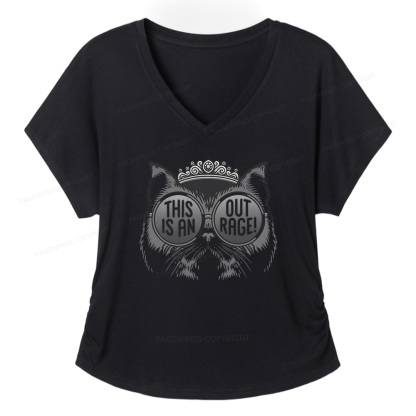 Pagewings Sci Fi Bookish16430 Soft Women's Modal V-neck T-shirt