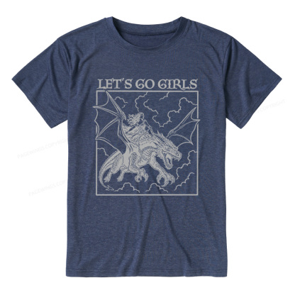 Pagewing Let's Go Girls16145 Bookish Unisex Heather T-Shirt