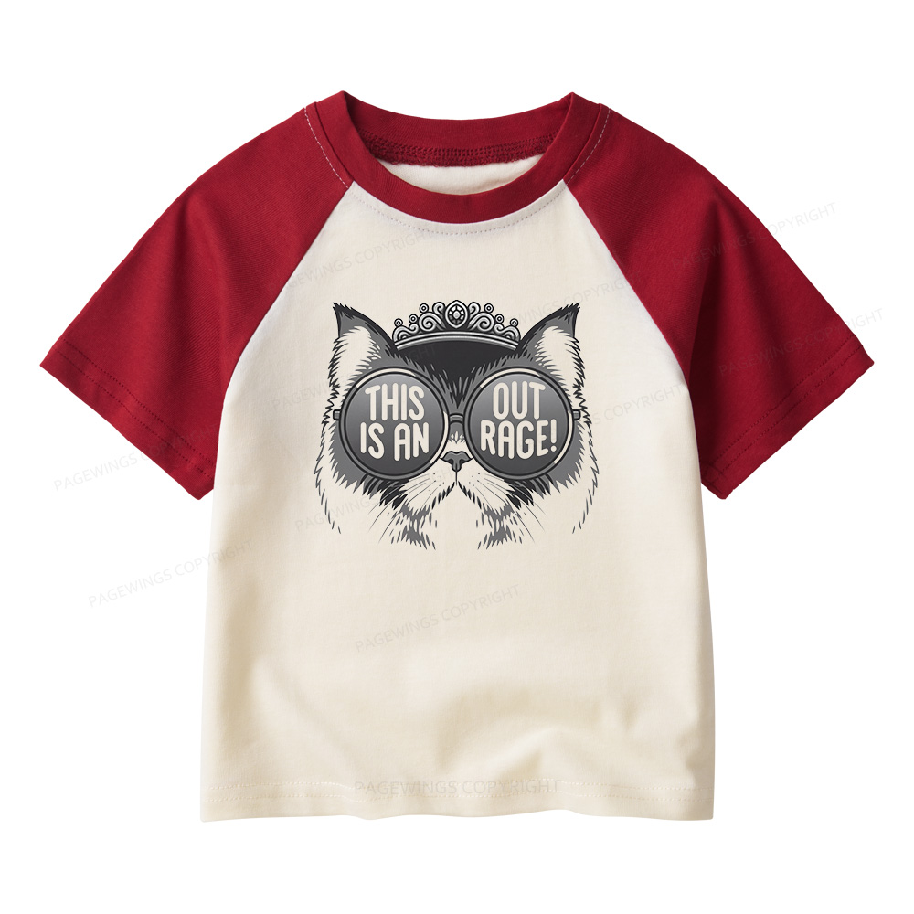 Pagewings Sci Fi Bookish16430 Kids Raglan T-shirt