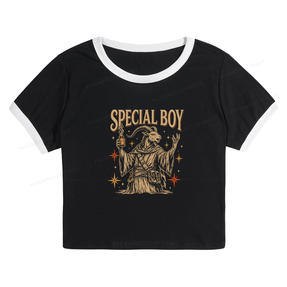 Pagewings Sci Fi Bookish16416 Baby Tee Cropped Ringer T-Shirt