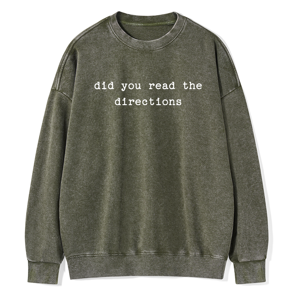 Pagewings Funny Teacher Unisex Washed Sweatshirt