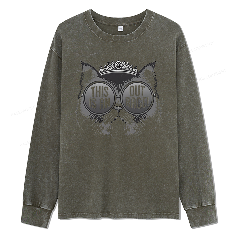 Pagewings Read Sci-Fi Book Unisex Washed Long Sleeve T-shirt