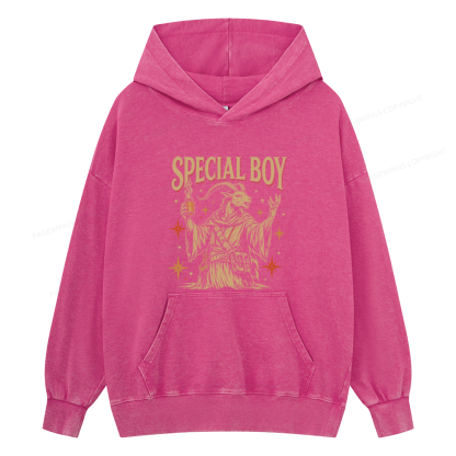 Pagewings Sci-Fi Book Lover Unisex Washed Hoodie