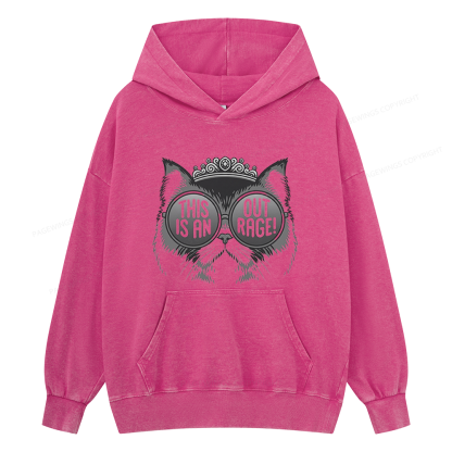 Pagewings Sci-Fi Book Lover Unisex Washed Hoodie