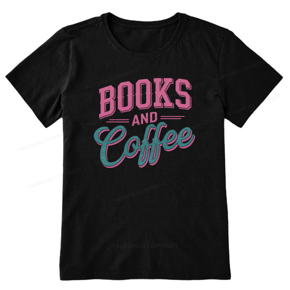 Pagewings Books And Coffee Unisex Classic T-shirt