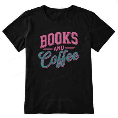 Pagewings Books And Coffee Unisex Classic T-shirt