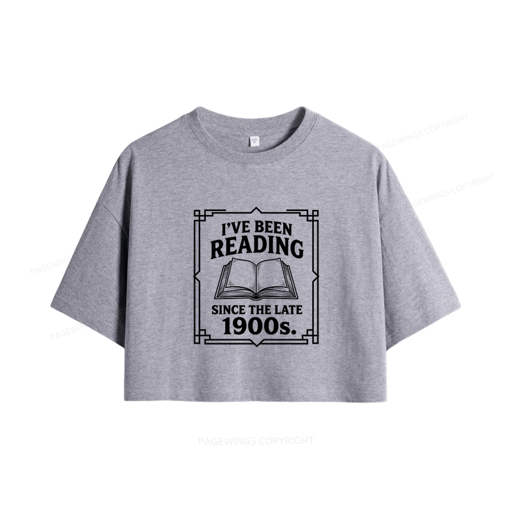 Pagewings I’ve Been Reading Since The Late 1900s Women Crop Tops