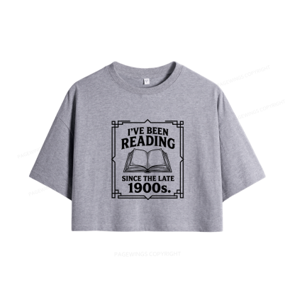 Pagewings I’ve Been Reading Since The Late 1900s Women Crop Tops