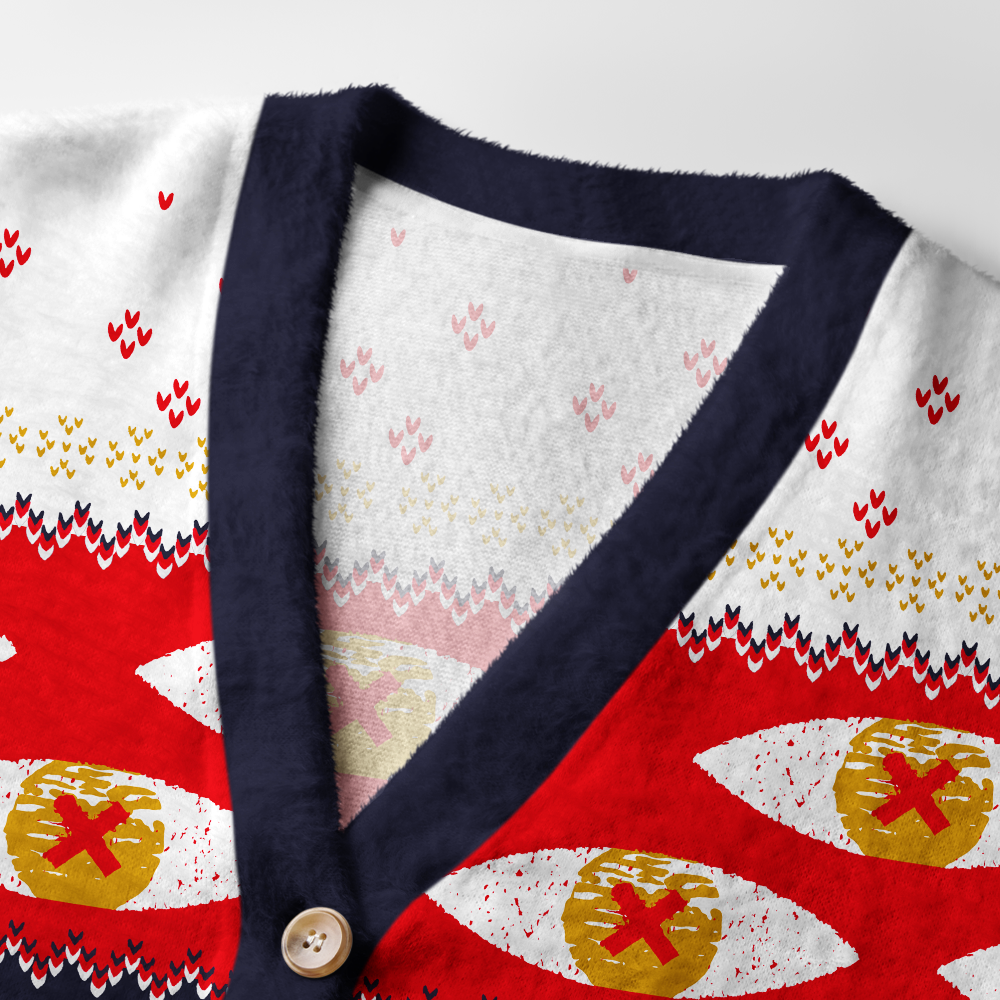 Pagewings Make Fiction Orwell Again Light Knit Unisex Cardigan Sweaters