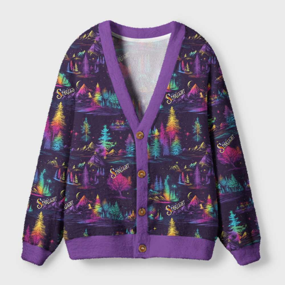 Pagewings City Of Starlight Light Knit Unisex Cardigan Sweaters