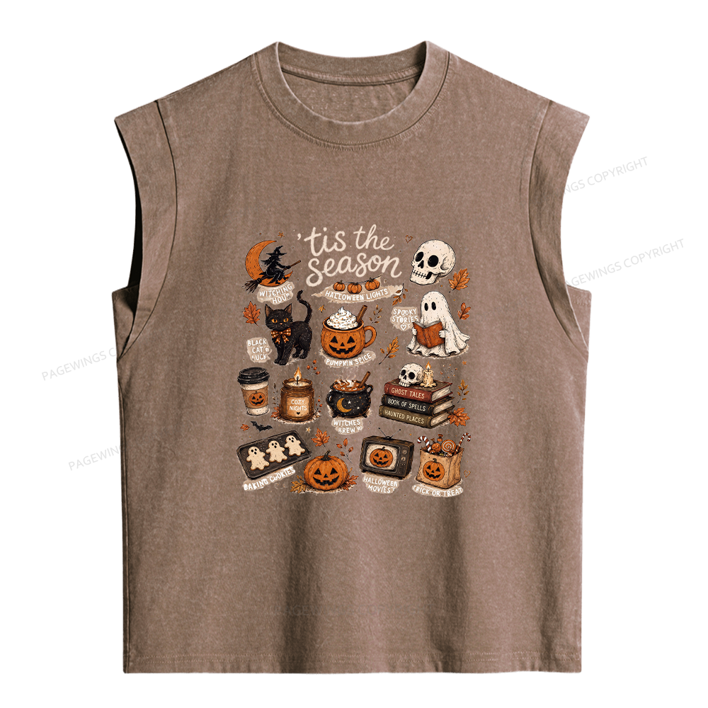 Pagewings Tis The Season Women's Washed Tank Top