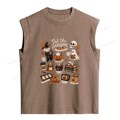 Pagewings Tis The Season Women's Washed Tank Top