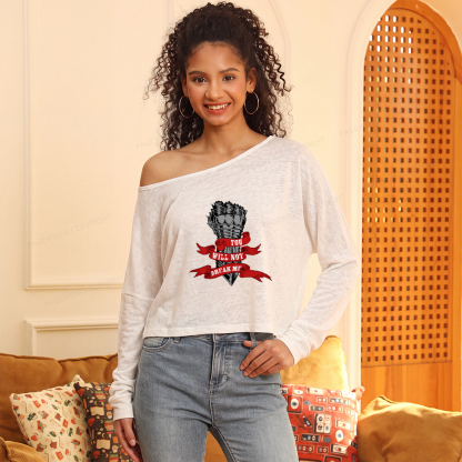 Pagewings Sci Fi Book Lover Slouchy Long Sleeve Off Shoulder T-shirt