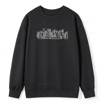 Pagewings No Such Thing As Too Many Books Unisex Classic Sweatshirt