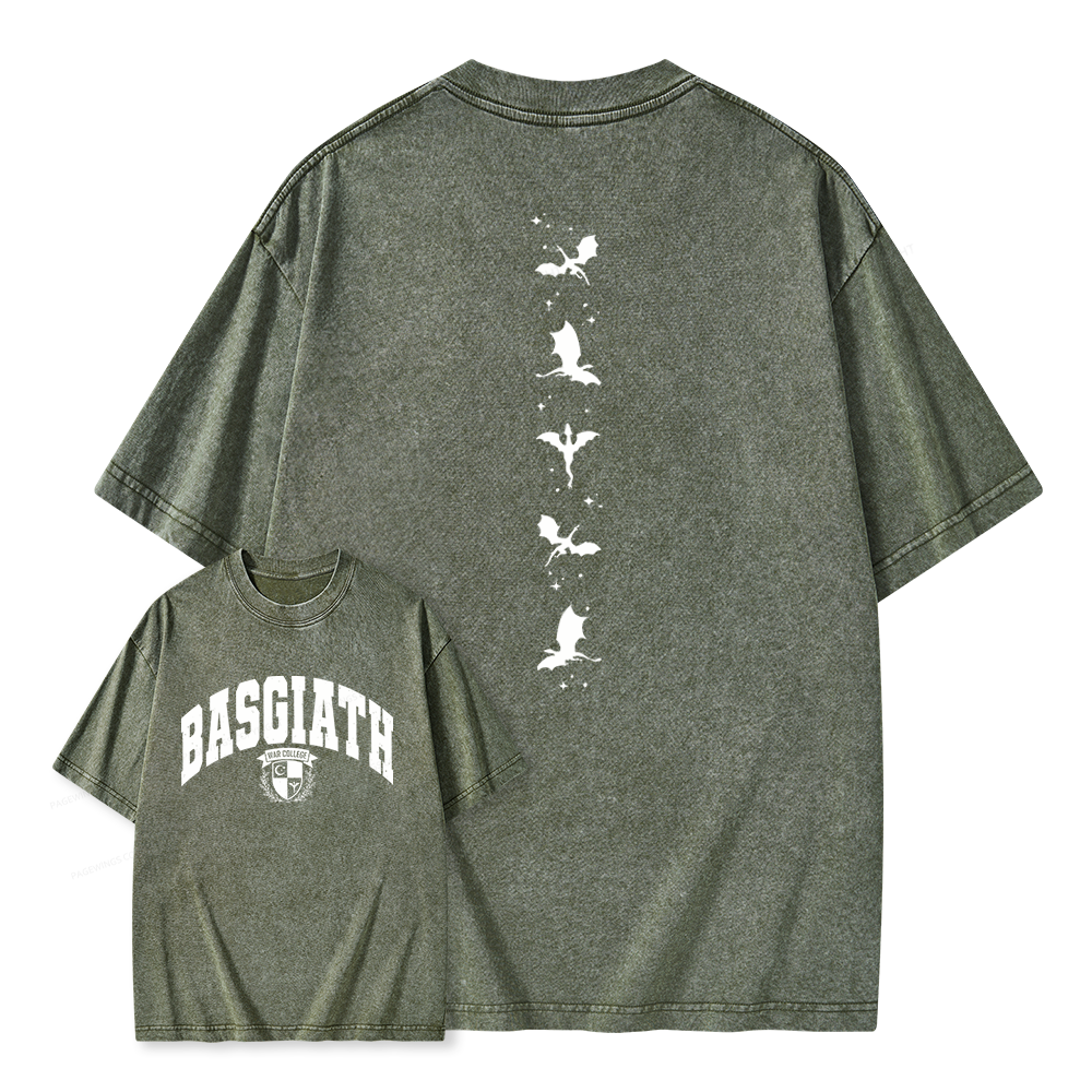 Pagewings Fantasy Bookish Unisex Washed T-shirt