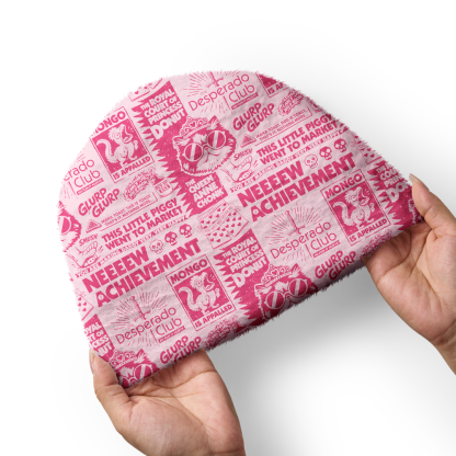 Pagewings Sci-Fi Book Lover Knit Patterned Beanie