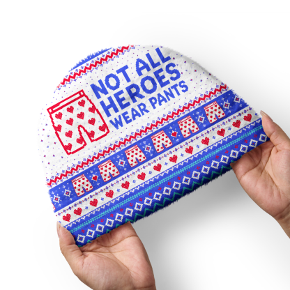 Pagewings Sci-Fi Book Lover Knit Patterned Beanie