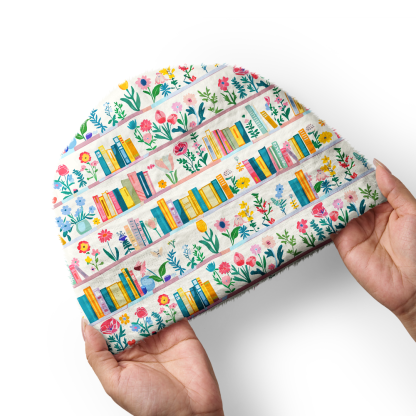 Pagewings Bookish Vibe Knit Patterned Beanie