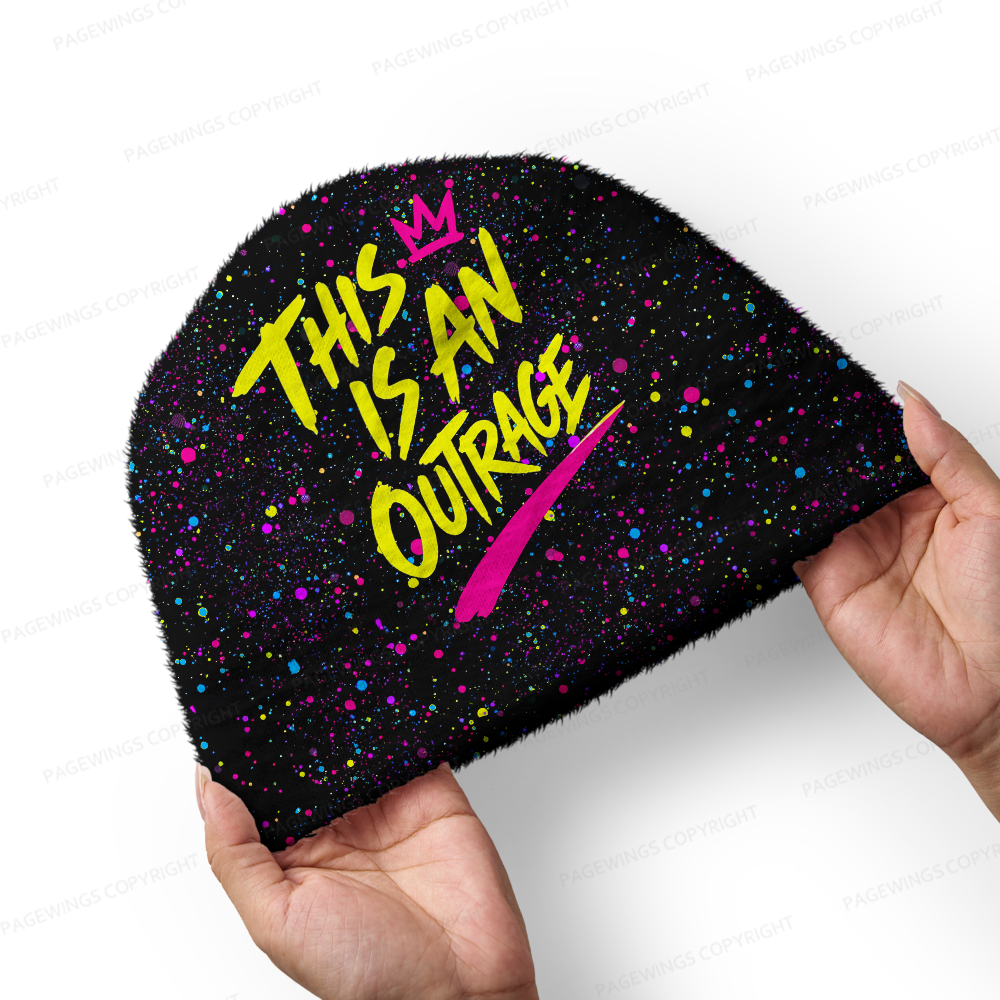 [Copy]Pagewings Sci Fi Book Lover Knit Patterned Beanie