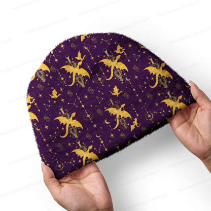 [Copy]Pagewings Book Dragon Knit Patterned Beanie