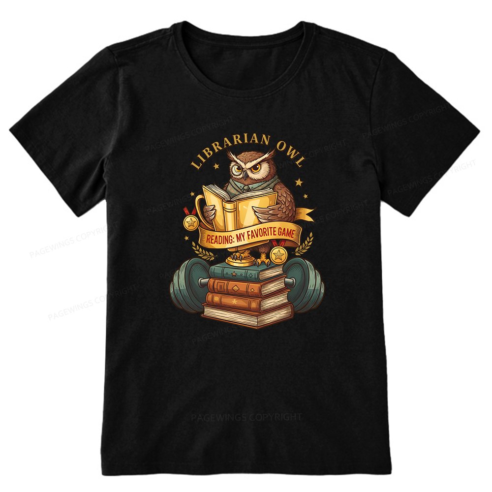 Pagewings Librarian Owl Unisex Classic T-shirt